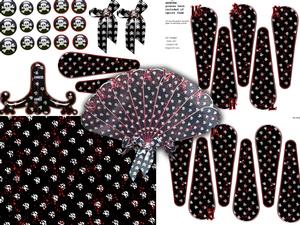 Whatever Emo Skull Fan Keepsake Card Kit