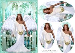 Guardian Angel Oval Pyramid Card Sheet