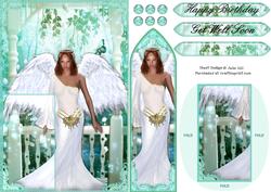 Guardian Angel Bookmark Keepsake Card Sheet