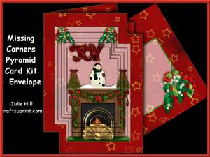 Missing Corners Christmas Joy Fireplace Pyramid Kit