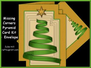 Missing Corners Christmas Ribbon Tree Pyramid Kit