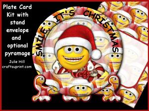 Christmas Smiley Plate Kit
