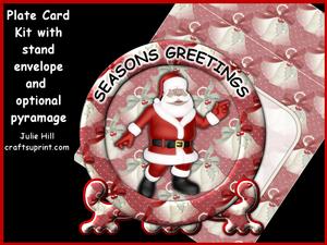 Christmas Santa Plate Kit