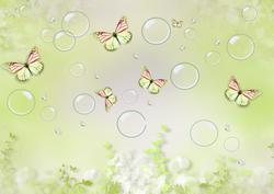 Butterfly Background Paper Horizontal