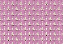 Pink Cross Backing Paper Vertical