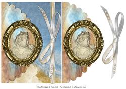Heavenly Vintage Mock Envelope Card