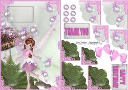 Fairy Garden Bubbles Corner Stacker Card