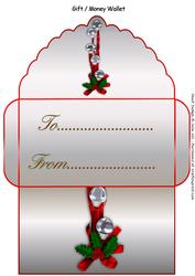 Jingle Bells Christmas Money Gift Wallet