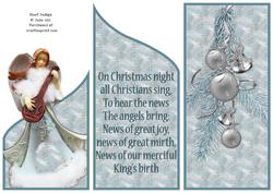Christian Angel Christmas Cascade