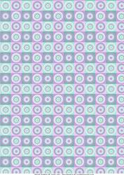 Purple Mint and Green Circle Backing Paper