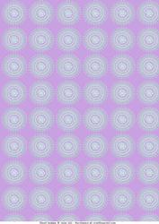 Purple Mint and Green Patterned Backing Paper