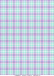 Purple Mint and Green Tartan Backing Paper