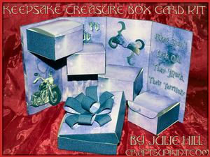 Born to Ride Keepsake Treasure Box Card Kit