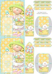 Bumbleberry Bookmark Keepsake Card Sheet C6 Size