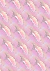 Peach and Pink Rose Vertical Backing Paper Sheet