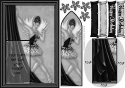 Happy Birthday Feather Greys Ballerina Butterfly
