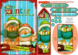 Bright Warm Winter Thoughts Bookmark Keepsake