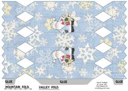 Cracker Snow Santa Ice Blue