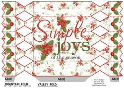 Cracker Simple Joys Poinsettia