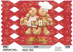 Cracker Gingerbread Red Christmas