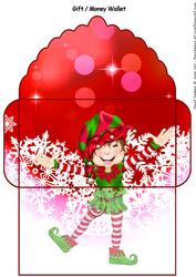 Elf Red Money Wallet