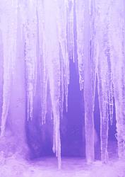 Icicles Purple Vertical Background Paper