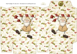 Holly jolly frolics christmas pinch bag