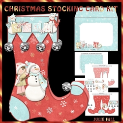 Christmas snowfriends stocking card kit