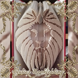 Lion head combi book folding pattern