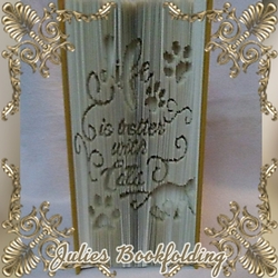 Life is better with cats book folding pattern