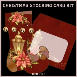 Christmas lantern Stocking kit and envelope