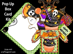 cup891182_1031 - Birthday Halloween pop up box card kit