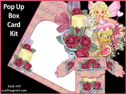 Sweethearts pop up box card kit