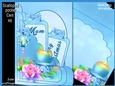 Blue dreams scalloped pocket card kit