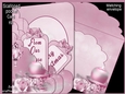 Pink dreams scalloped pocket card kit