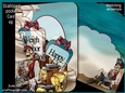 Pirate treasure scalloped pocket card kit
