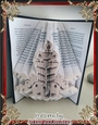 CH4 Christmas candle ornament book folding pattern