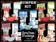 Bumper kit Christmas stocking card kits 2