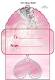 Bunny love valentine money gift wallet