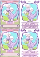 Dragon Princess fairytale dreams birthday quick card C6