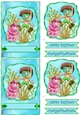 Under the sea birthday quick card C6
