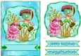 Under the sea birthday quick card