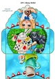 Alice in wonderland 3 money gift wallet