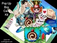Alice in Wonderland pop up box card kit