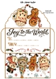 Joy to the world white Christmas gift card money wallet