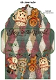 Joy to the world harlequin Christmas gift card money wallet