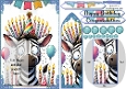 Cute Zebra candles bookmark card