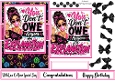 Sassy no explanation bubblegum quick card front