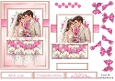 Sweet pea wedding day quick card