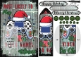 Christmas most lilkely games bookmark card